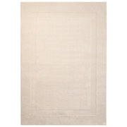 Tappeto in lana forma rettangolare, tuftato a mano 200 x 300 cm bianco sporco design elegante