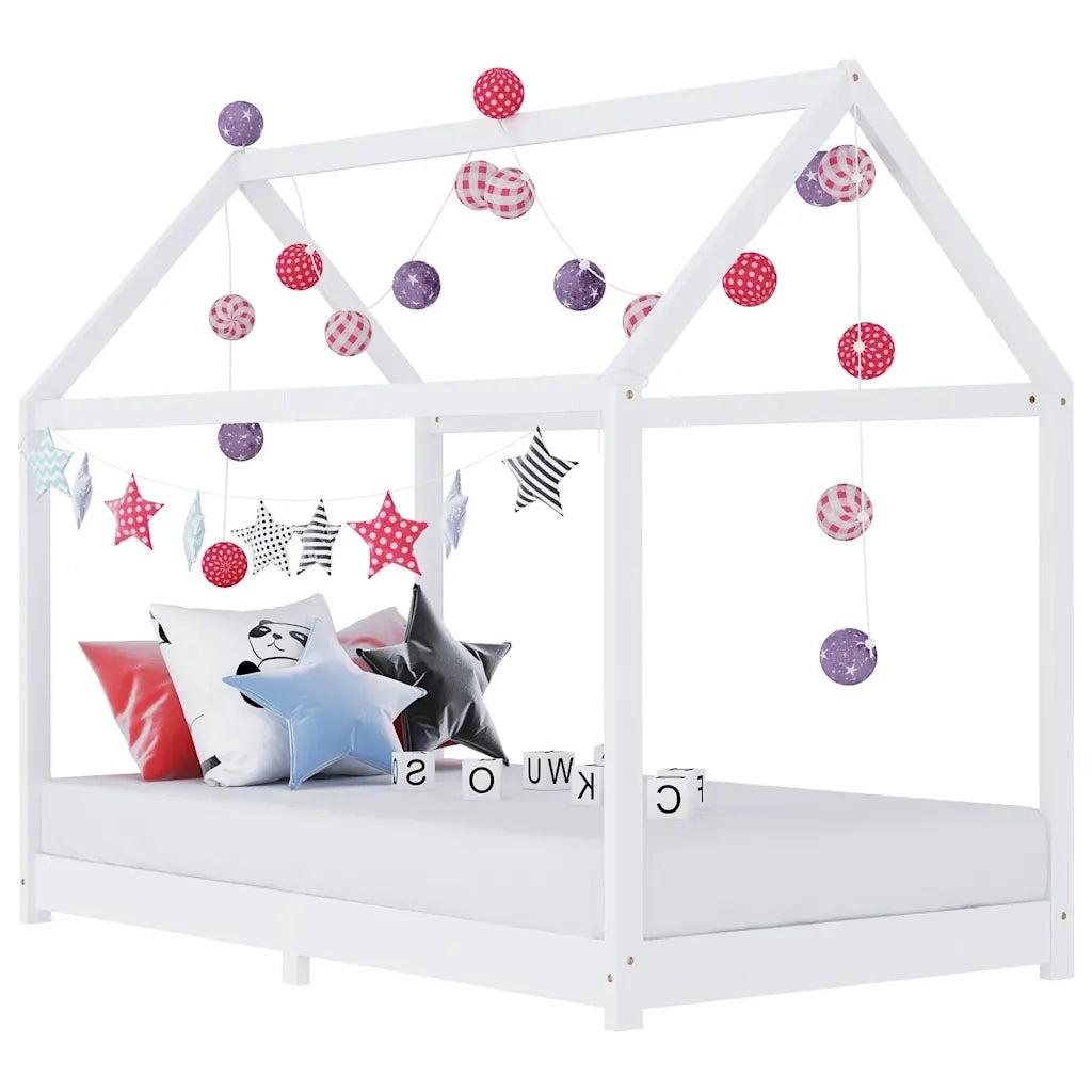 Giroletto per Bambini Bianco in Massello di Pino 90x200 cm cod mxl 74557