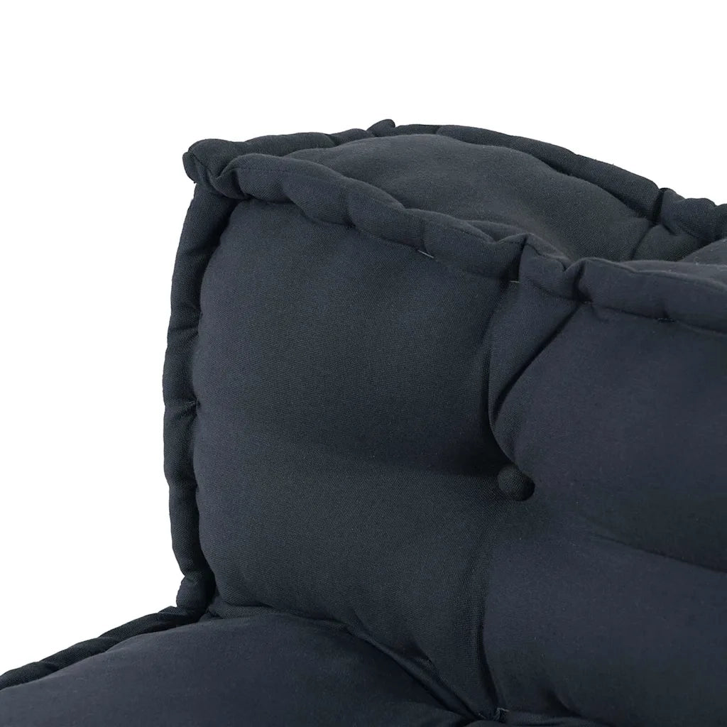 Cuscino per Divano Pallet 2 pz | Cuscini per sedie Antracite 120 x 80 x 38 cm