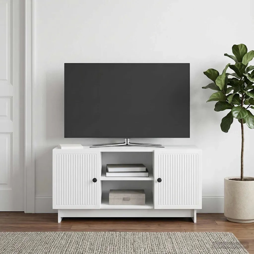 Mobile TV 102 x 34,5 x 50 cm Bianco Legno ingegnerizzato 894005