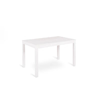 Tavolo allungabile in melaminico bianco 130/210x80x76h cm