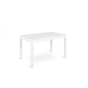 Tavolo allungabile in melaminico bianco 130/210x80x76h cm