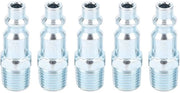 Kit di connettori pneumatici per strumenti - Connettore per compressore a aria - Struttura stabile - 1/4 Pollici - Buona tenuta ermetica - Adatto per applicazioni standard...