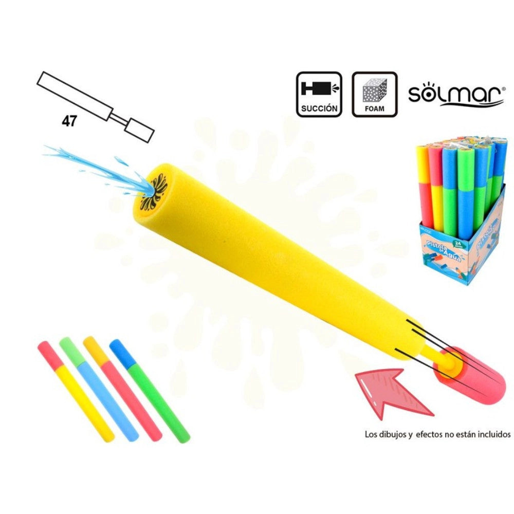 Trade Shop - Pistola Acqua Foam 47 Cm Spara Acqua Gioco Estivo Mare Piscina -