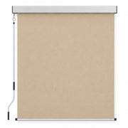 Tenda Verticale Parasole E Frangivista Con Cassonetto In Alluminio E Manovella Rimovibile Con Protezione Uv E Privacy Idrorepellente  Per Balcone Terrazza Veranda 200 X 250 Cm Beige