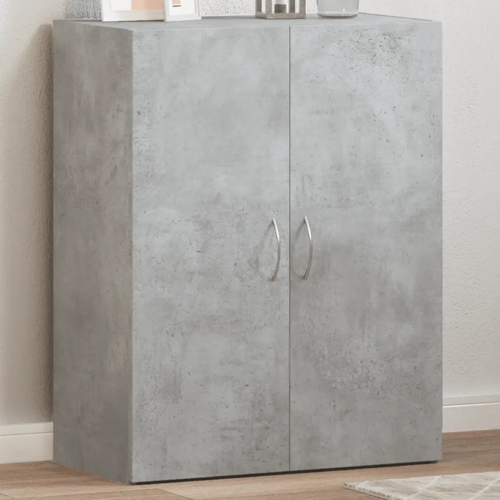 Schedario Grigio Cemento 60x32x77,5 cm in Legno Multistrato CFW6072880