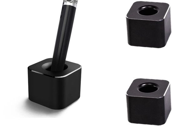 Organizzatore di Scrivania - Penna e Matita - Tappo Antiscivolo - Resistente - Dimensioni 38x38x30 mm - Organizzatore di Scrivania Compatta