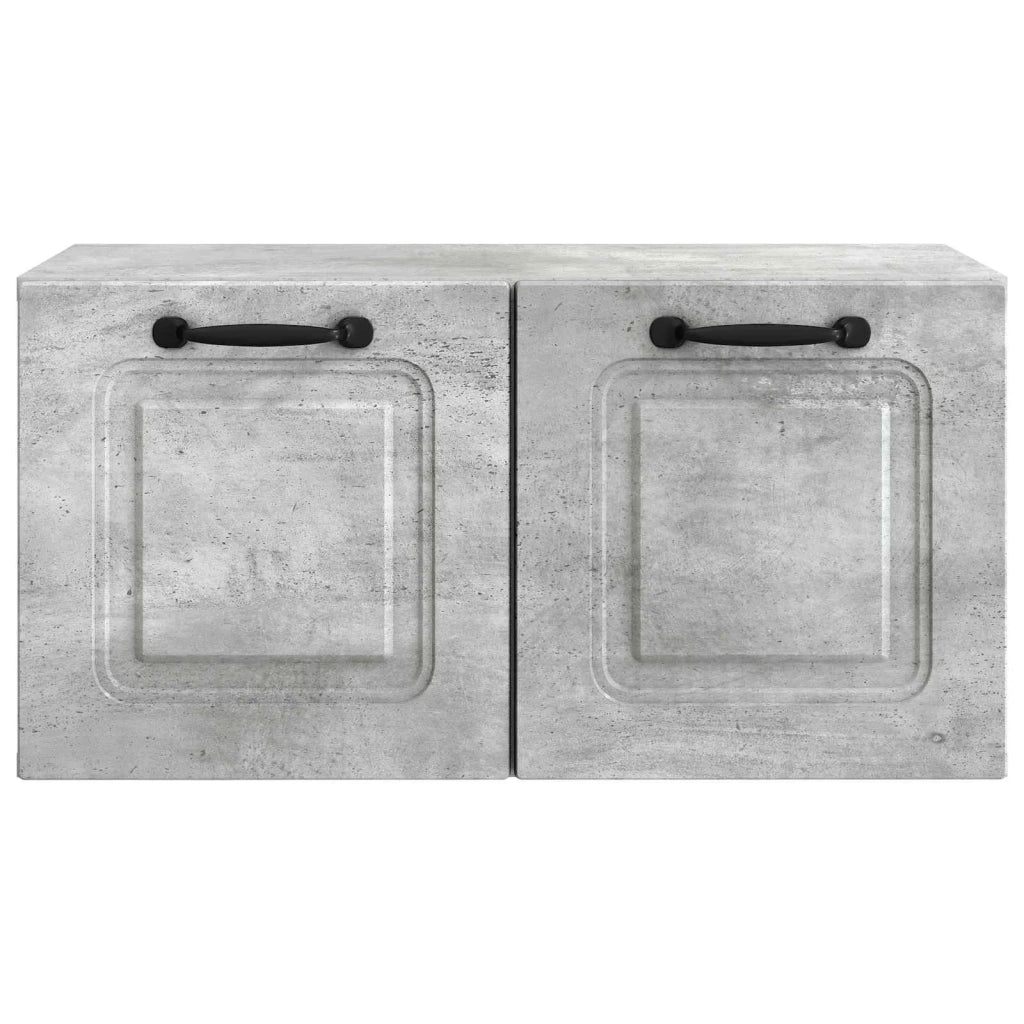 Mobile Porta TV da Muro Grigio Cemento 59,5 x 31 x 30 cm