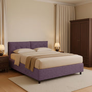 York, Letto Piazza e Mezza Sfoderabile Made in Italy, Viola Lilla