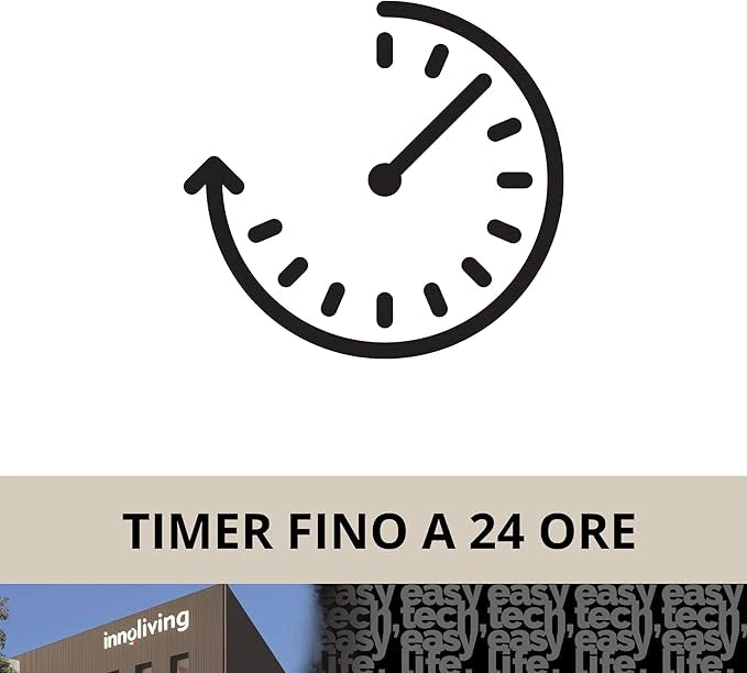 Innoliving Deumidificatore 25L, Modalità Asciugatura, Gas R290 Eco-Friendly, Timer 24h, Digitale, Capiente, Sbrina Autom, Serbatoio 4 Litri