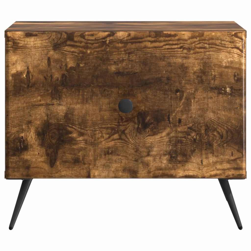 Tavolino da salotto con cassetto Rovere Fumo 49 x 50 x 40 cm 895660