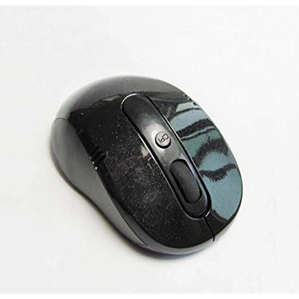 Trade Shop - Mouse Ottico Wireless 2,4 Ghz Senza Fili Design Ergonomico 1000 Dpi Vari Colori -