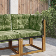 Cuscino per divano da esterno 3 pcs Design a foglia Poliestere 900809