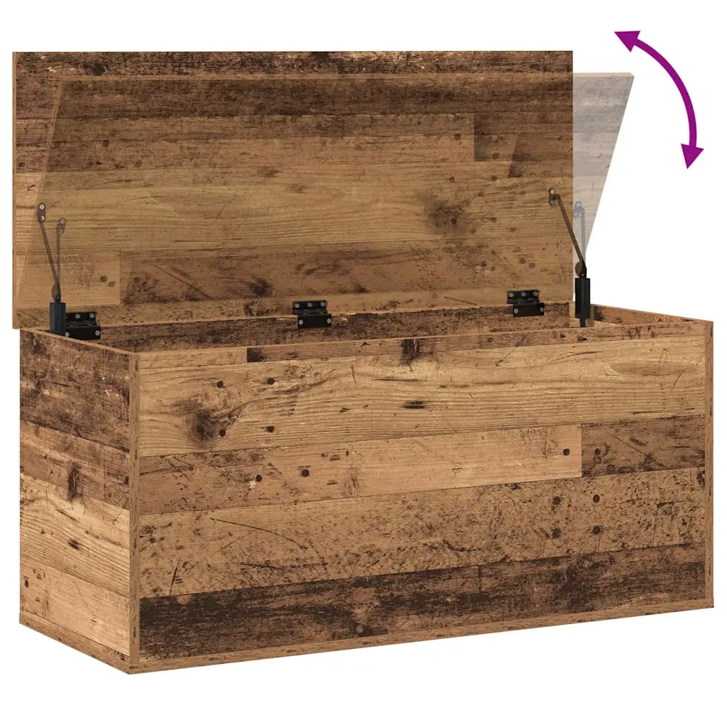 Scatola di Stoccaggio Legno vecchio 100 x 42 x 46 cm CFW7870000