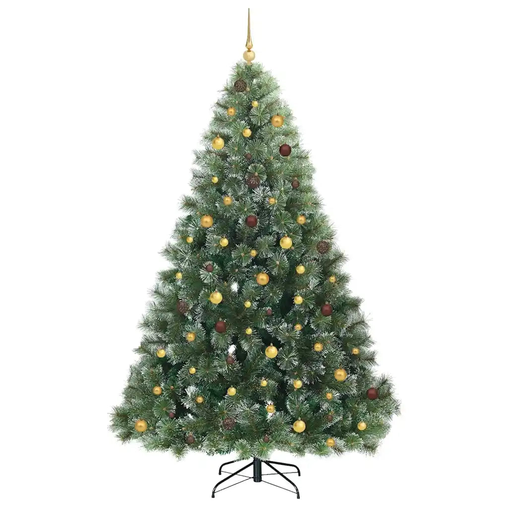 Albero di Natale artificiale con 300 LED Verde 240 cm PE e PVC 3397871