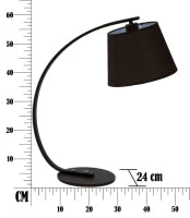 Paralume Da Tavolo Bow Cm 24X55X60