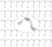 U-bussole in acciaio inossidabile, 50 pezzi, clip per tubi, clip a U per gas e acquedotto