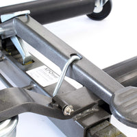 Martinetti per manovra auto con ruote Set da 2 Max 566 kg l’uno Per pneumatici larghi 30cm