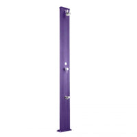 Doccia Solare In Alluminio Spring 30 Litri Con Lavapiedi  Colore Viola Cv-A220/4005
