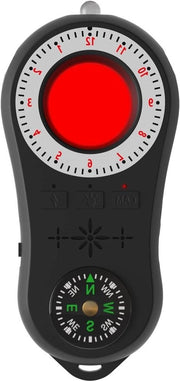 Detector per telecamere nascoste con cercatore infrarosso e allarme ruberia a led - ideale per hotel o casa