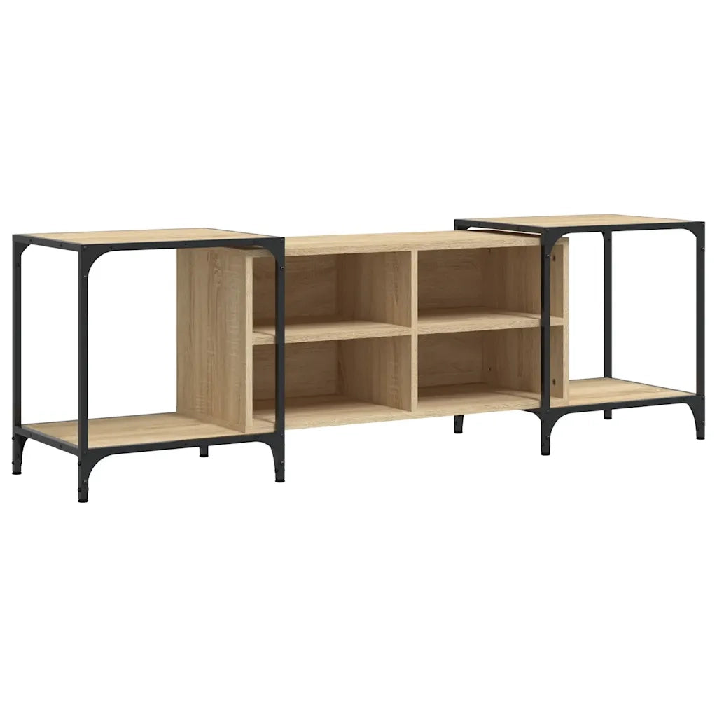 Mobile Porta TV Rovere Sonoma 155x37x50 cm in Legno Multistratocod mxl 109420