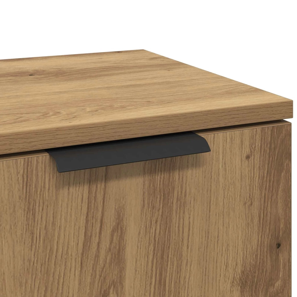 Credenza Rovere artigianale 30 x 30 x 70 cm Legno multistrato