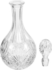 Dispenser di Whisky e Caraffa da Vino - Caraffa da Vino in Vetro Vintage con Coperchio