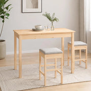 Dining Table 110x55x75 Cm Solid Pine Wood