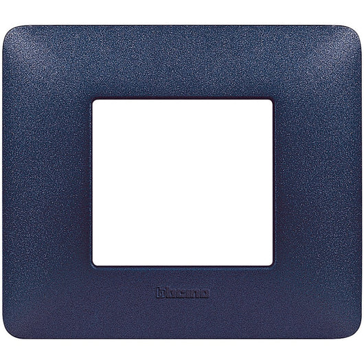 Placca Bticino Matix 2 moduli blu mercurio AM4802TBM