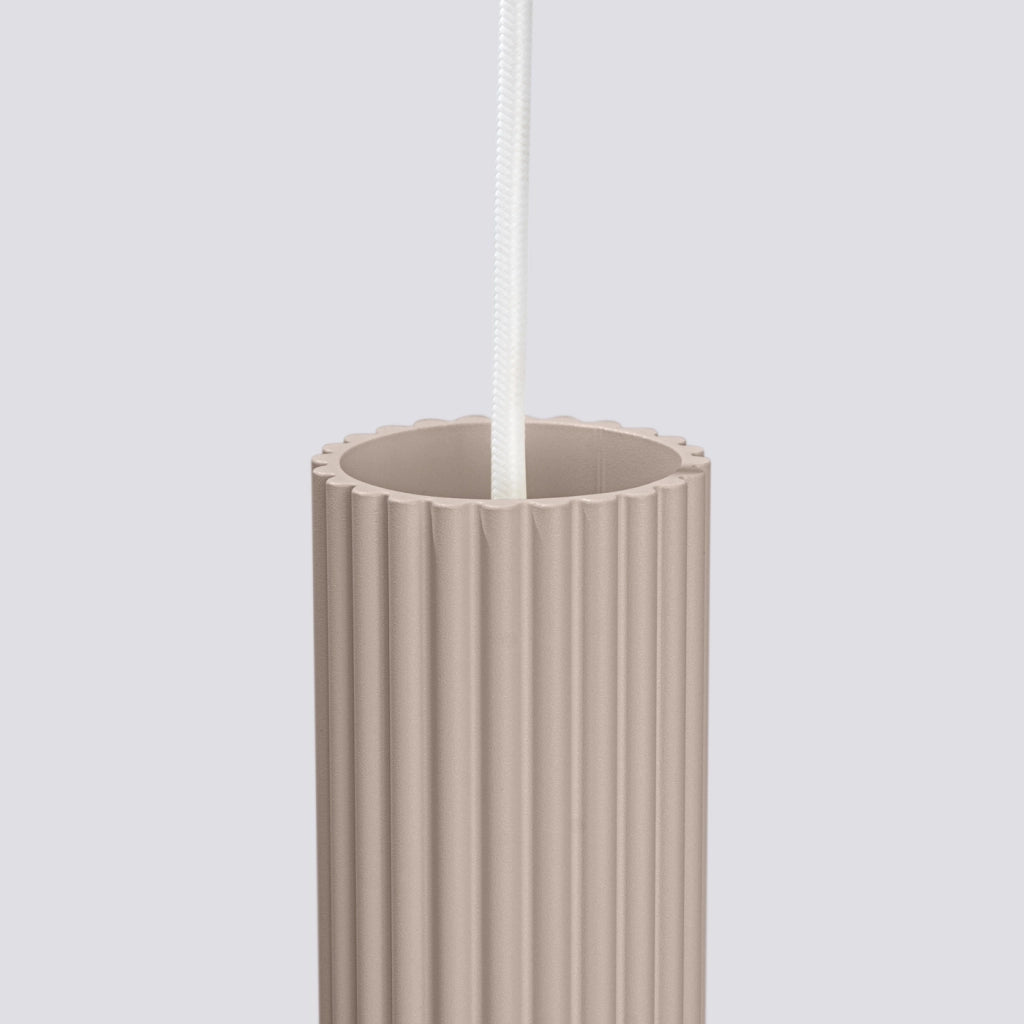 Lampada a sospensione KARBON 3L taupe