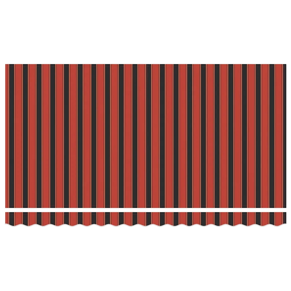 Struttura della tenda Arancione e Nero 350 x 200 cm 3329662