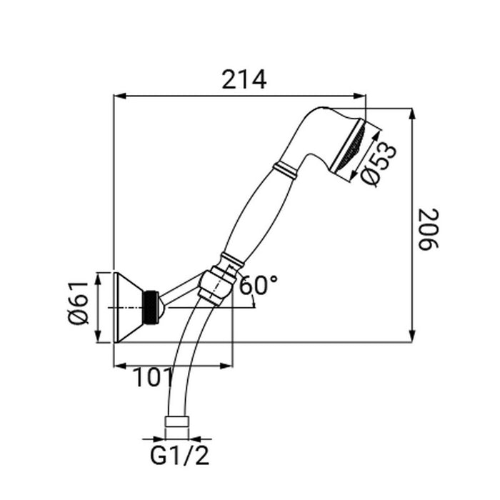 Duplex serie vecchio ottone, ad 1 getto