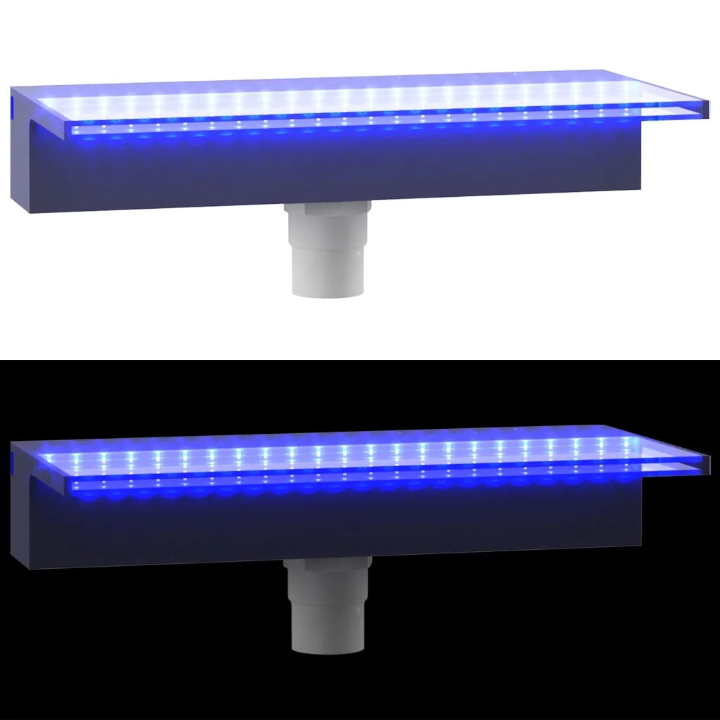 Sfioratore a Cascata con LED RGB Acrilico 45 cm CFW7319212