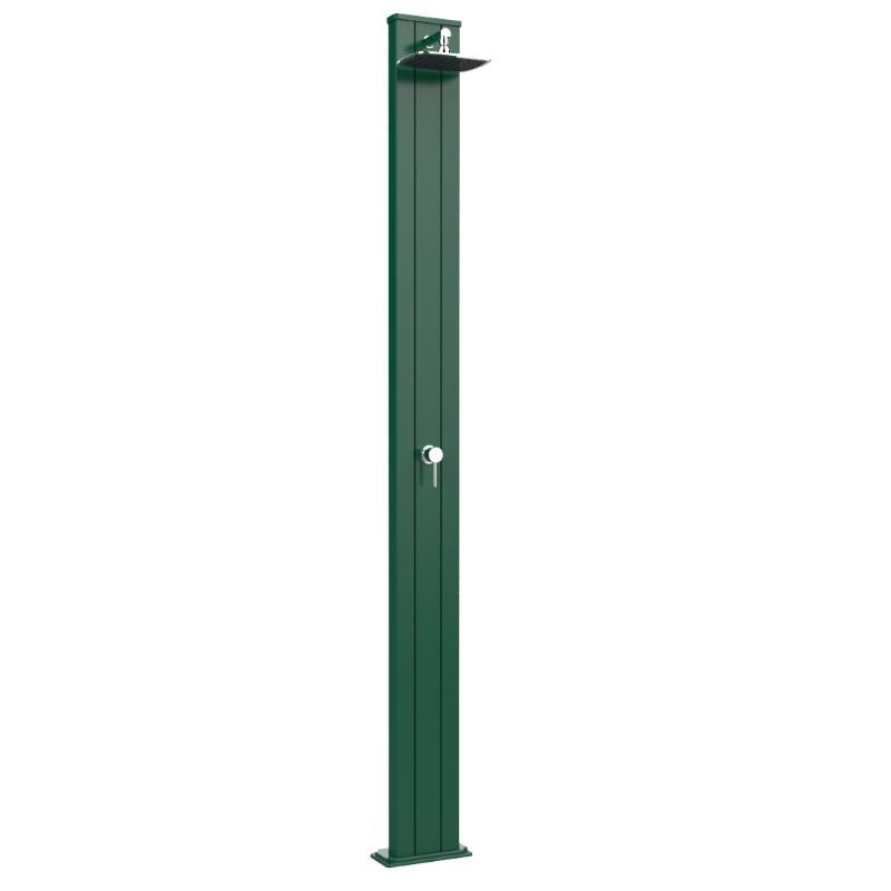 Doccia Solare In Alluminio Spring S 30 Litri Con Miscelatore Colore Verde Scuro Cv-A200/6016
