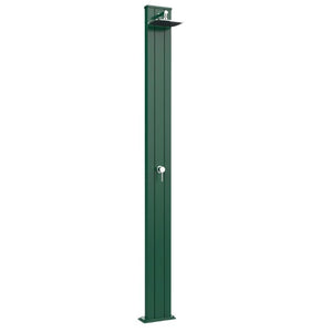 Doccia Solare In Alluminio Spring S 30 Litri Con Miscelatore Colore Verde Scuro Cv-A200/6016