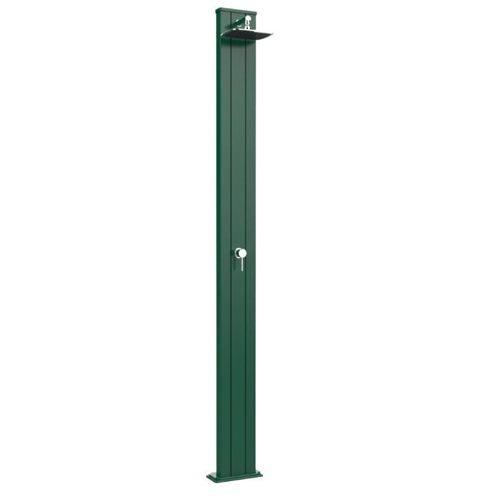 Doccia Solare In Alluminio Spring S 30 Litri Con Miscelatore Colore Verde Scuro Cv-A200/6016