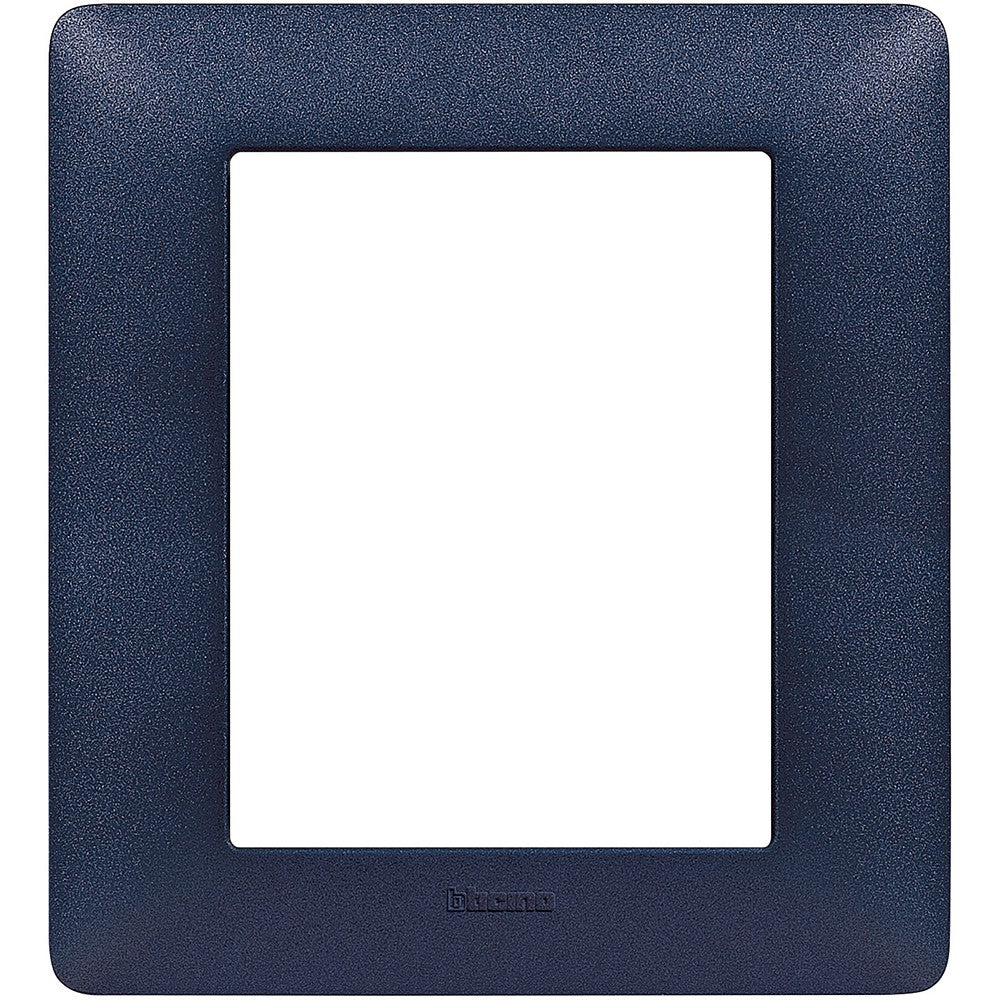 Placca Bticino Matix 3+3 moduli blu mercurio AM4826TBM