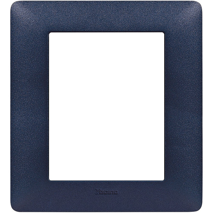 Placca Bticino Matix 3+3 moduli blu mercurio AM4826TBM