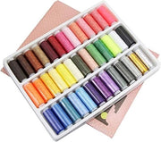 Set di fili per cucire completo (39 colori) per macchine da cucire e cucire a mano - fili in poliestere in diverse colori - accessori per cucire