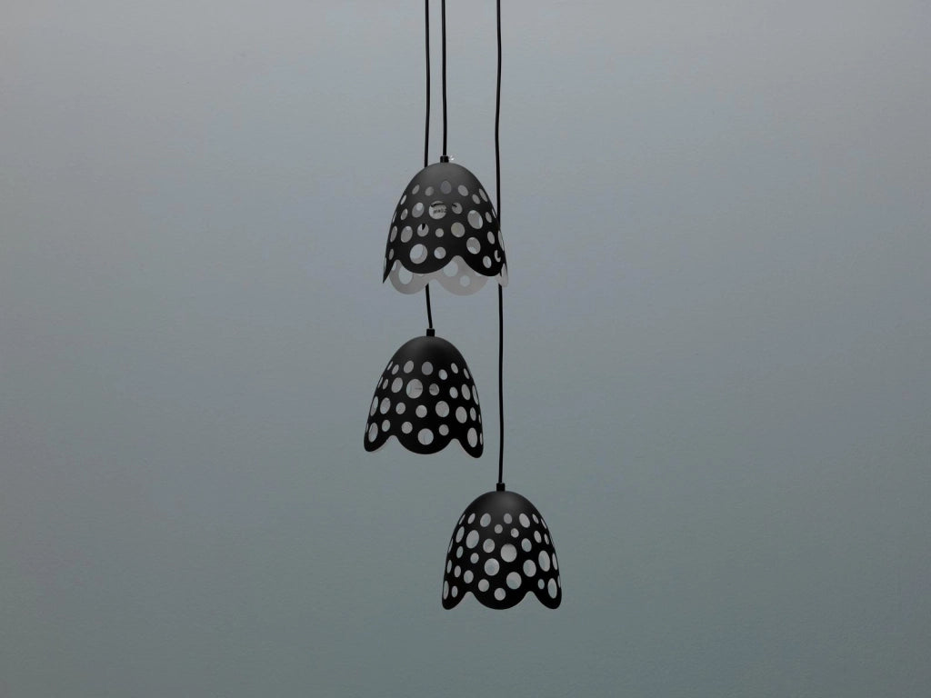 Bells - Lampada a sospensione in metallo nero