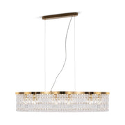 Lampadario Contemporaneo Dune Metallo Oro 6 Luci