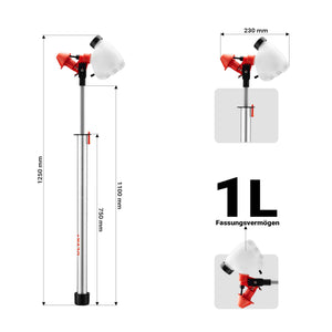 Spruzzatore a batteria MicroULV+ per depolverizzazione scuderia, 3 ugelli, angolo di spruzzo regolabile, Nebulizzatore a batteria max 20 ore