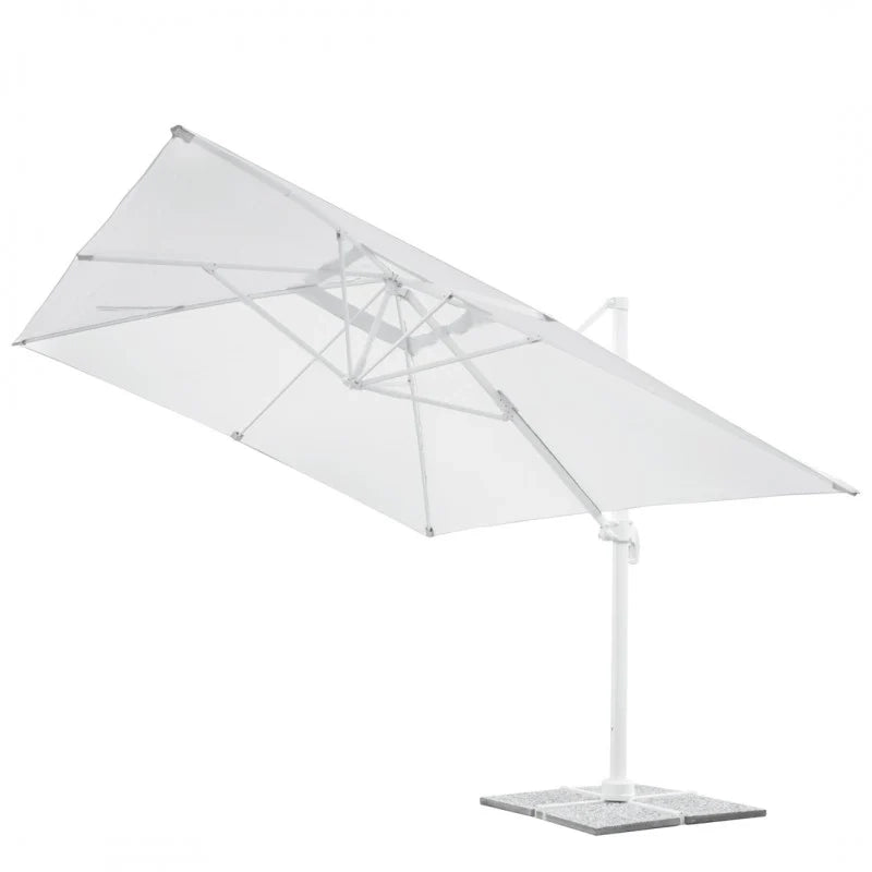 Ombrellone a braccio 3 x 4 in alluminio palo Bianco Top Eventi