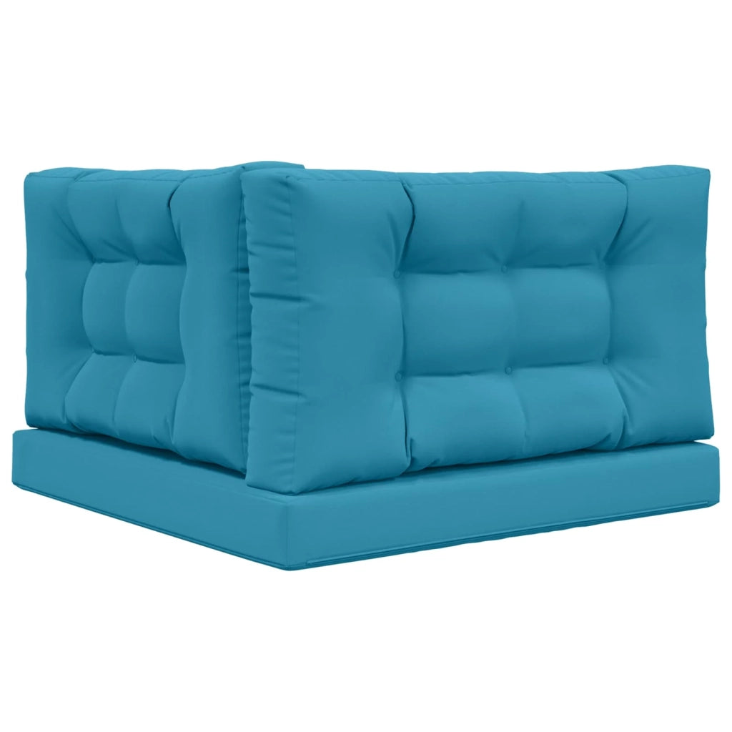 Cuscino per divano da esterno 3 pcs Blu Reale Poliestere 900890