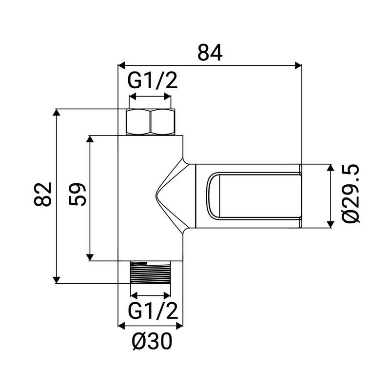 Termometro doccia con display digitale
