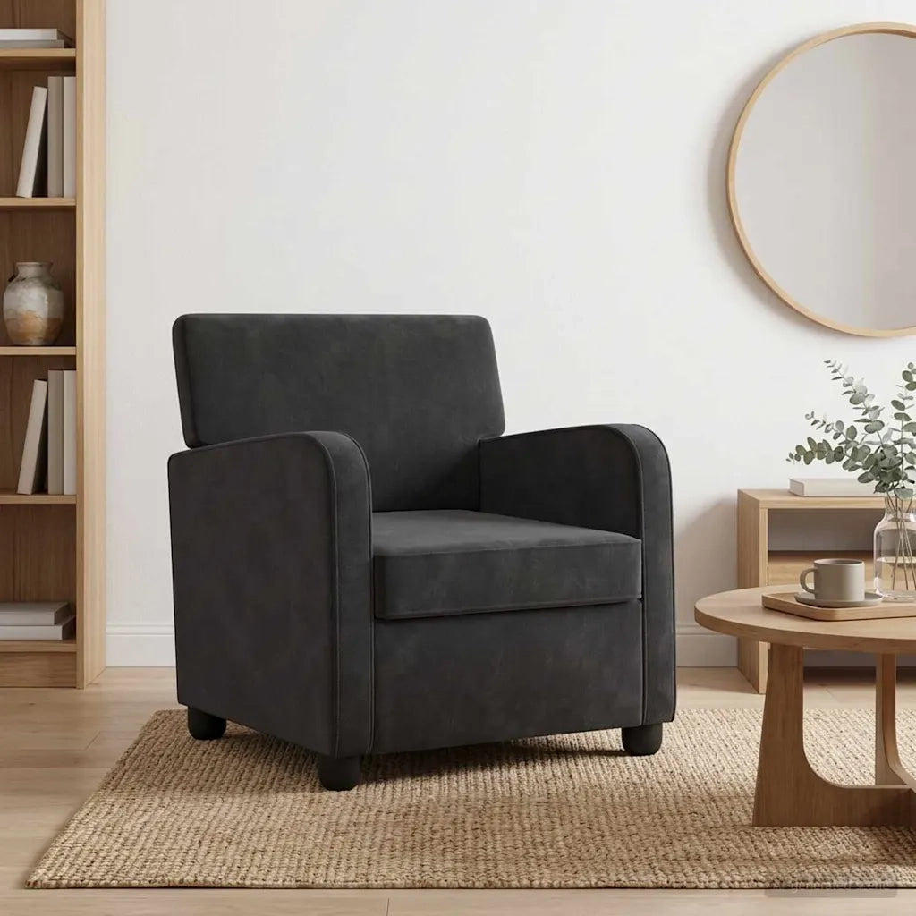 Poltrona Nero Velluto 42043453