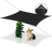 Zonwering 4x6m con 70% protezione solare - Zonwering rettangolare - Tela UV - Luifel per terrazza - Impermeabile - Adatto per giardino e allevamento - Tela di ombreggiamento