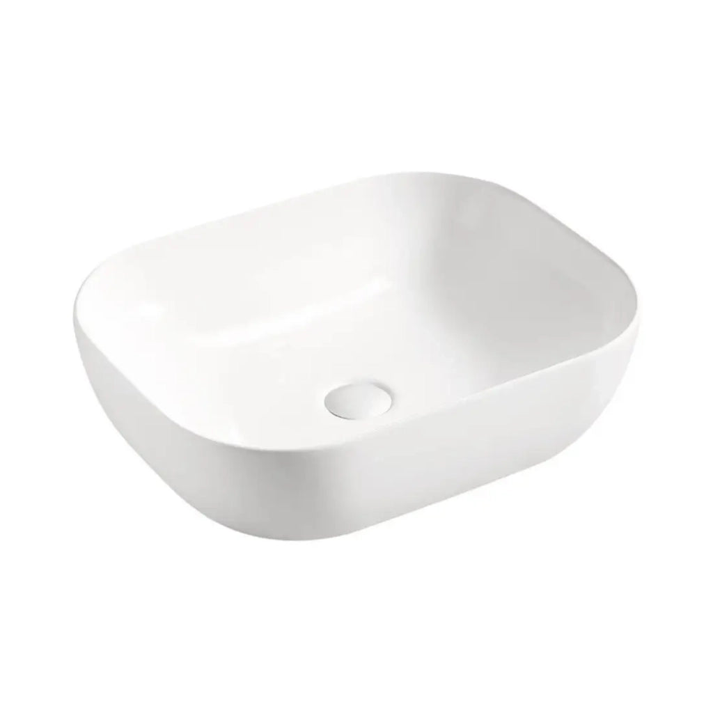 Set ICON bianco: mobili sottolavabo 160cm + piano per lavabo + due lavabi da appoggio bianchi
