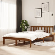 Giroletto senza Materasso Ambrato in Legno di Pino 120x200 cm 814882