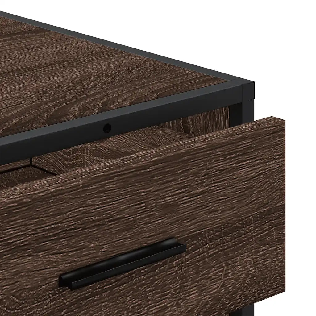 Cassettiera Rovere Marrone 70x41x56 cm in Legno Multistrato CFW9243498